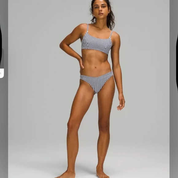 Lululemon Seersucker Triangle Swim Top and bottom*A/B Cup both size 10 - Picture 9 of 9